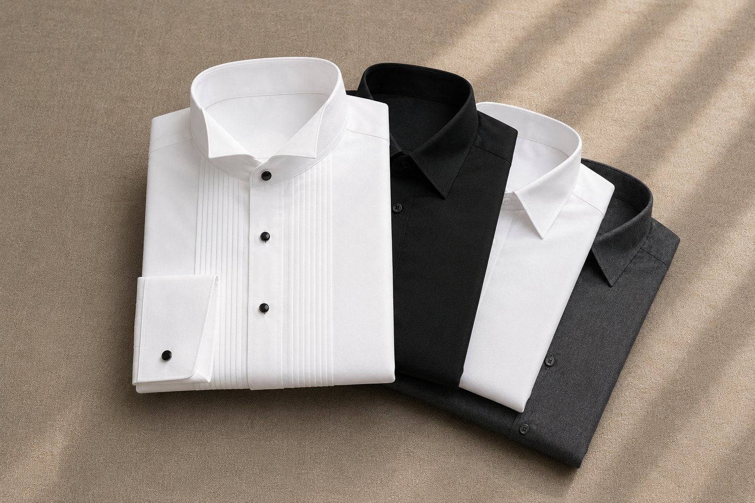 The Foundation four-shirt set, folded